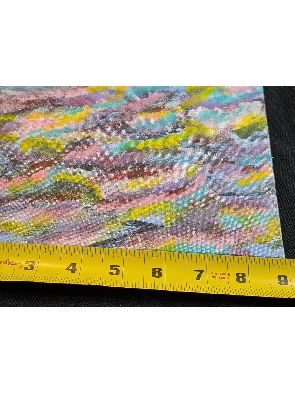 Original Pastel Abstract Canvas Painting Modern Soft Color Wall Art